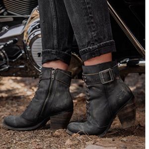 Harley-Davidson Black Ankle Boots